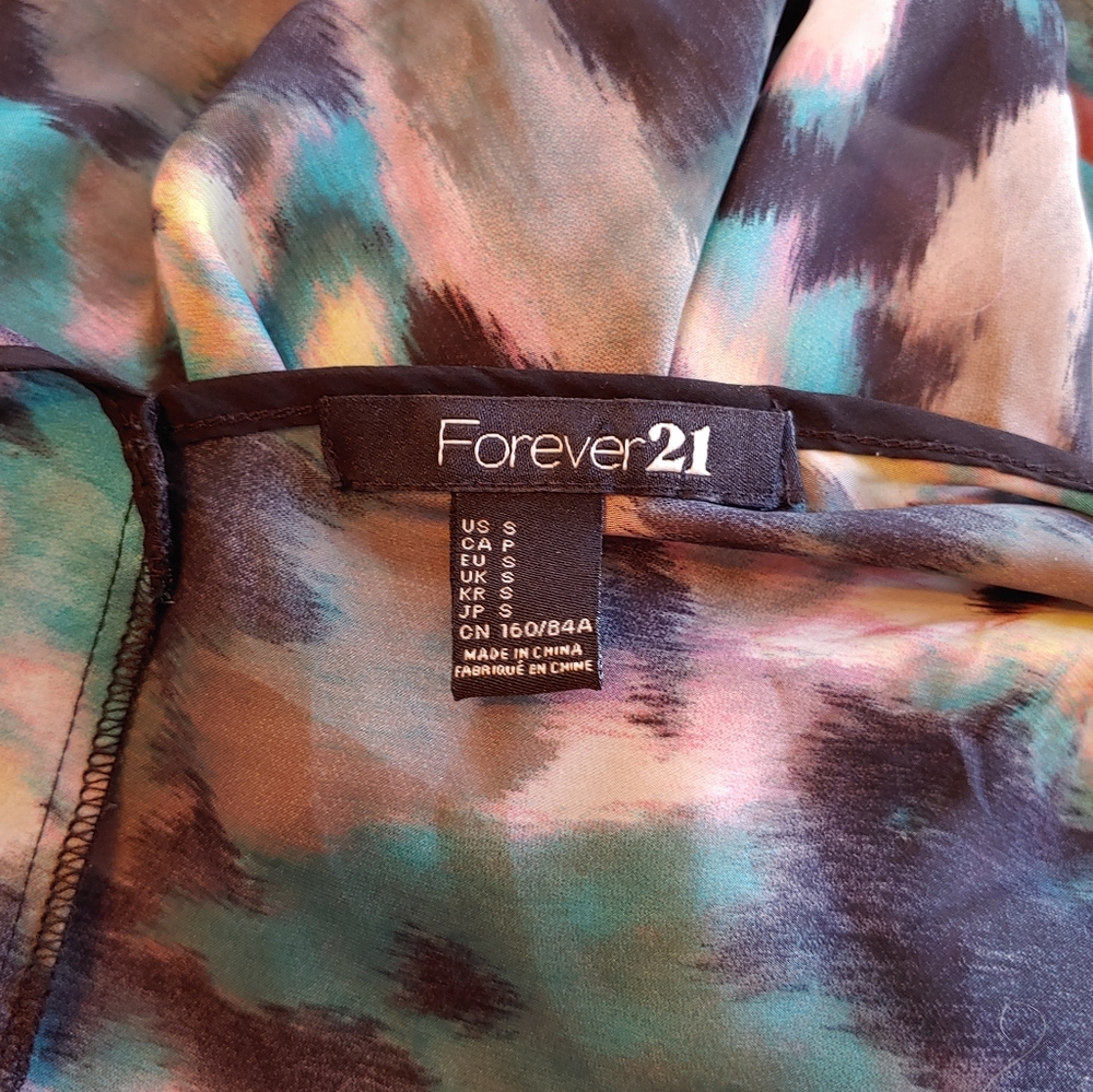 Forever 21 Pullover Boho Tunic Top Size Small - Picture 5 of 6